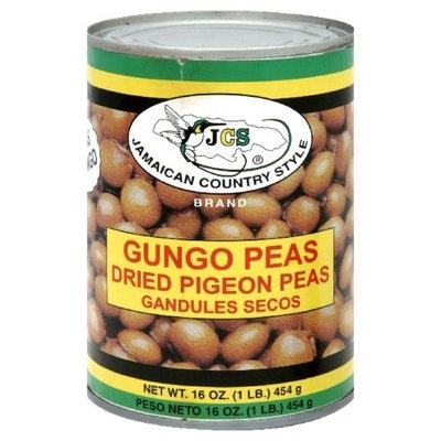JCS Gungo Peas Dried, 15-Ounce (Pack of 12)