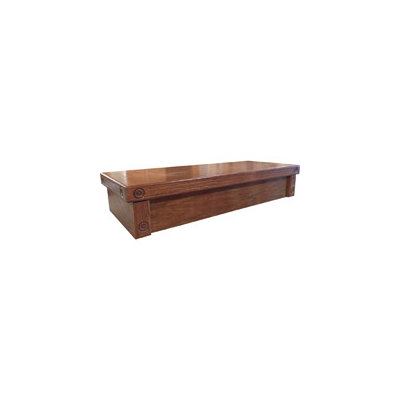 R & J Enterprises Cherry Oak Empire Canopy for 75/90/110 Gallon Glass Aquariums, 48.75 L X 18.5 X 10 H