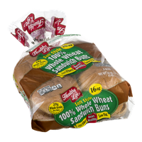 Healthy Life Soft Style Sandwich Buns Whole Wheat - 8 PK