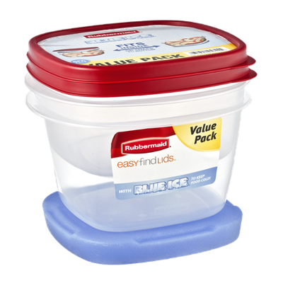 Rubbermaid Blue Ice Easy Find Lids Value Pack