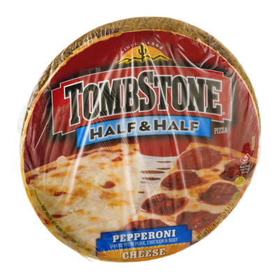 Tombstone Half & Half Pizza Pepperoni/Cheese