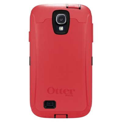 Otterbox Defender Cell Phone Case for Samsung Galaxy S4 - Raspberry