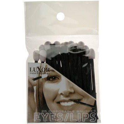 Luxor Professional Deluxe Disposable Brushes for Eyes/Lips - (02-PP8)
