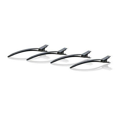 Bombshell 4 Rubberized Duckbill Clips Model No. 5186BK