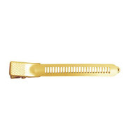 Bombshell 3 Rubberized Vented Hair Clips Model No. 5185BD - Blonde