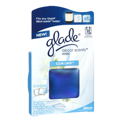 Glade Clean Linen Decor Scents Refills - 2 CT