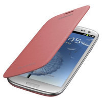 Samsung Flip Cell Phone Case for Samsung Galaxy S III - Pink (EFC-