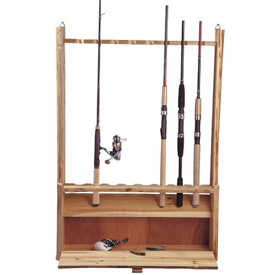 Rush Creek Log 8 - Rod Rack With Storage