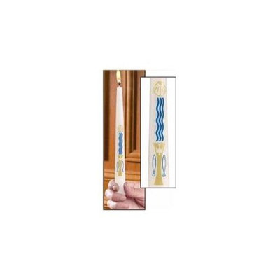 Will & Baumer 64726 Candle Baptismal Baptism By Water 0.87 x 10