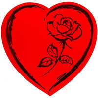 Elmer's Red Wrap Romantic Heart Valentine Heart Box Chocolates, 18 oz