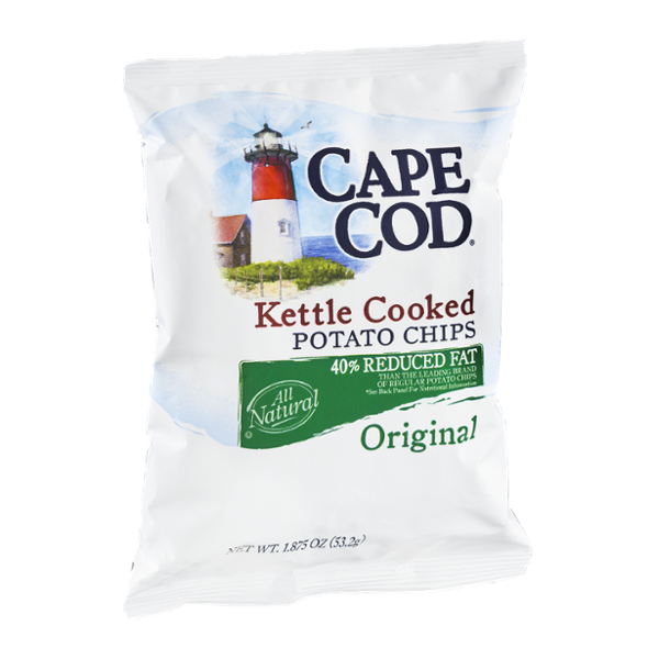 Cape Cod Kettle Cooked Potato Chips 40% Reduced Fat Original