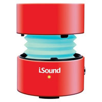 DreamGear i.Sound Fire Waves Bluetooth Speaker - Red (ISOUND-5318)