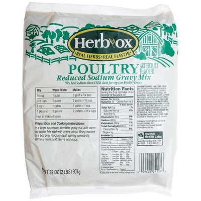 Hormel Poultry Gravy Mix, Reduced Sodium, 32-Ounce Units (Pack of 2)