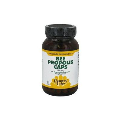 Country Life - Bee Propolis Caps 500 mg. - 100 Vegetarian Capsules