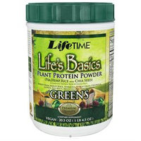 Life Time Life Basic Plant Protein Greens Powder LifeTime 20.5 oz Powder