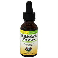 Herbs Etc - Mullein Garlic Ear Drops Professional Strength - 1 oz.