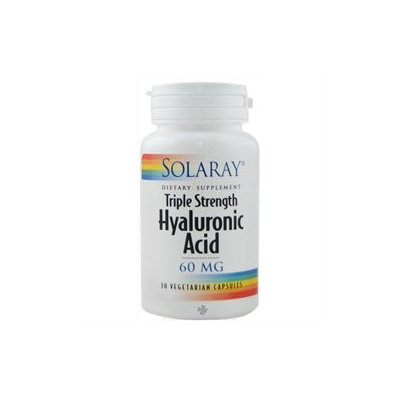 Solaray Triple Strength Hyaluronic Acid - 60 mg - 30 Vegetarian Capsules