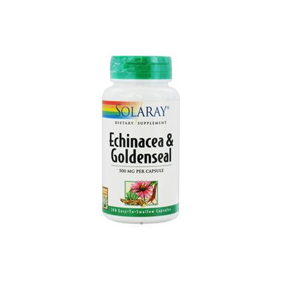 Solaray - Echinacea & Goldenseal 500 mg. - 100 Capsules