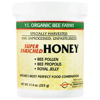 YS Royal Jelly/Honey Bee Super Enriched Honey - 11.4 Ounces Gel - Bee Products