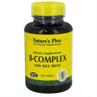 Nature's Plus B-Complex with Rice Bran - 180 Tablets