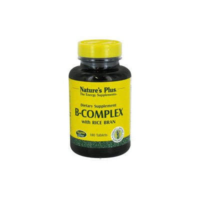 Nature's Plus B-Complex with Rice Bran - 180 Tablets