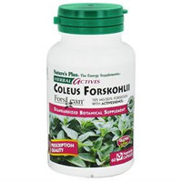 Nature's Plus Herbal Actives Coleus Forskohlii - 125 mg - 60 Vegetarian Capsules