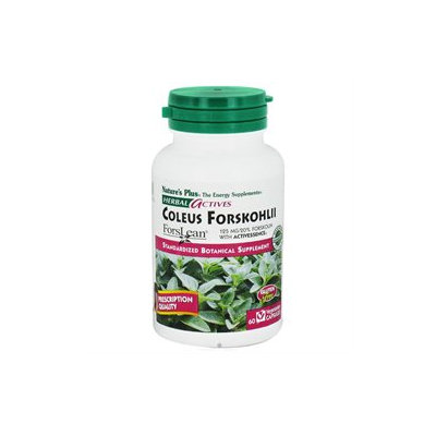 Nature's Plus Herbal Actives Coleus Forskohlii - 125 mg - 60 Vegetarian Capsules
