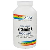 Solaray Vitamin C - 1000 mg - 250 Capsules