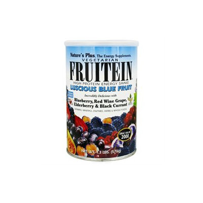 Nature's Plus Fruitein Shake Vegetarian Luscious Blue Fruit - 1.35 lbs