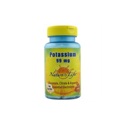 Nature's Life - Potassium 99 mg. - 100 Capsules