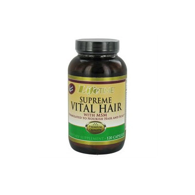 LifeTime Vitamins - Supreme Vital Hair With MSM - 120 Capsules