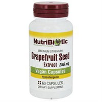 Nutribiotic - Maximum Strength Grapefruit Seed Extract - 60 Capsules