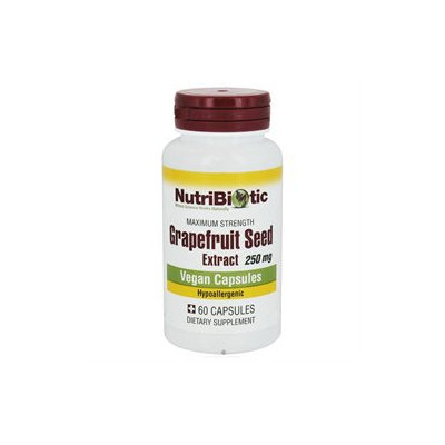 Nutribiotic - Maximum Strength Grapefruit Seed Extract - 60 Capsules