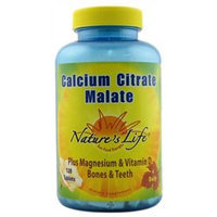 Nature's Life Calcium Citrate and Malate - 120 Tablets