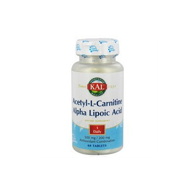 Kal - Acetyl-L-Carnitine & Alpha Lipoic Acid - 60 Tablets