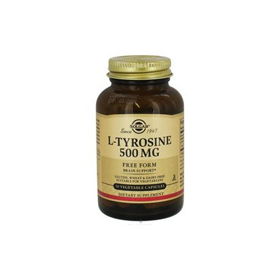 Solgar L-Tyrosine - 500 mg - 50 Vegetable Capsules