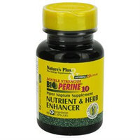 Nature's Plus Bioperine 10 Nutrient and Herb Enhancer - 60 Vegetarian Capsules