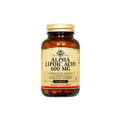 Solgar - Alpha Lipoic Acid 600 mg. - 50 Tablets