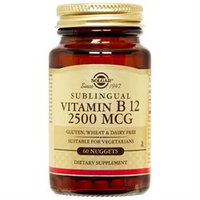 Solgar - Megasorb Vitamin B12 Sublingual 2500 mcg. - 60 Nuggets