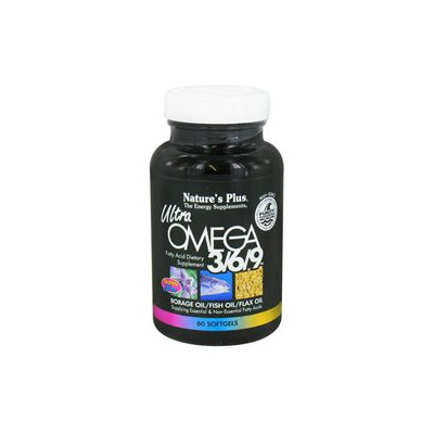 Nature's Plus - Ultra Omega 3-6-9 - 60 Softgels