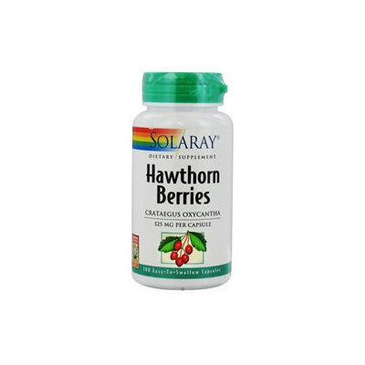Solaray Hawthorn Berries - 525 mg - 100 Capsules