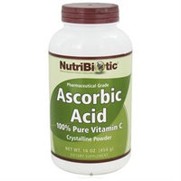 NutriBiotic Ascorbic Acid 100% Pure Vitamin C Powder - 16 oz
