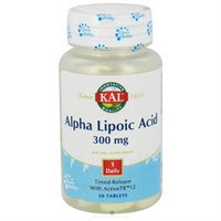 Kal - Alpha Lipoic Acid Time Release 300 mg. - 30 Tablets