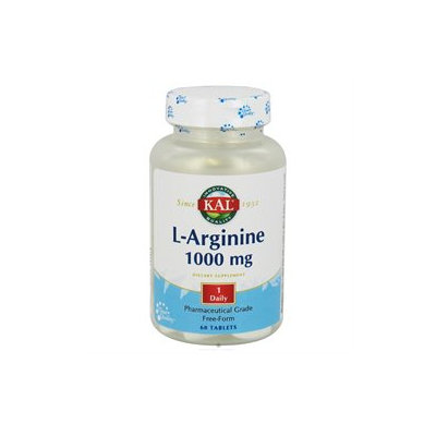 KAL L-Arginine 1000 MG - 60 Tablets - Arginine
