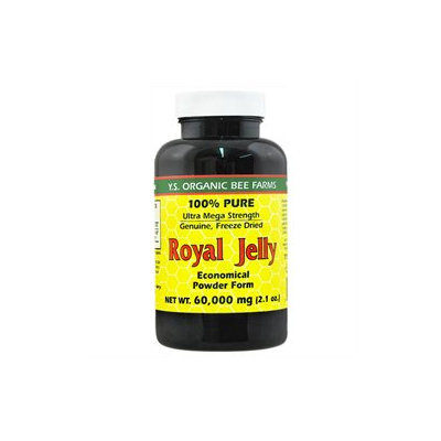YS Royal Jelly/Honey Bee 100% Pure Freeze Dried R.Y 60000MG - 2 Ounces Powder - Bee Products