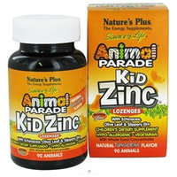 Nature's Plus Animal Parade KidZinc Lozenges Tangerine - 90 Lozenges
