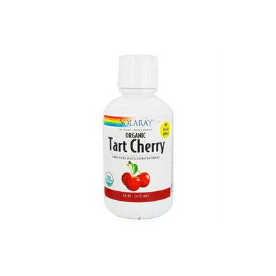 Solaray - Organic Tart Cherry 100 Pure Juice Concentrate - 16 oz.