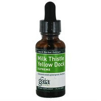 Gaia Herbs - Milk Thistle Yellow Dock Supreme - 1 oz.