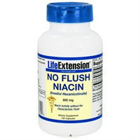 Life Extension - No Flush Niacin 800 mg. - 100 Capsules