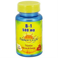 Nature's Life Vitamin B-1 - 500 mg - 50 Tablet